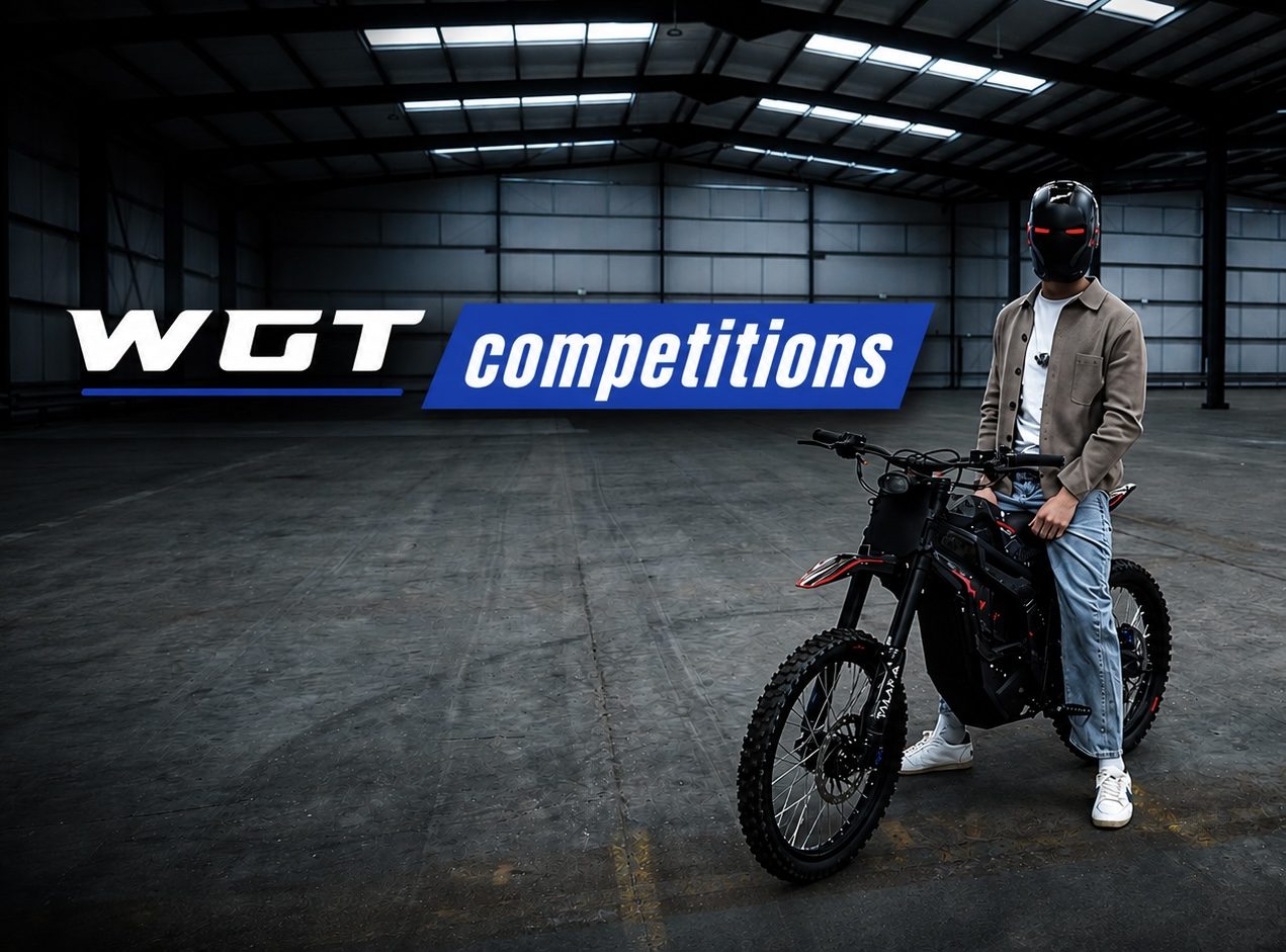 WGT warehouse — Surron and Talaria electric dirt bikes